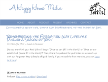 Tablet Screenshot of ahappyhomemedia.com